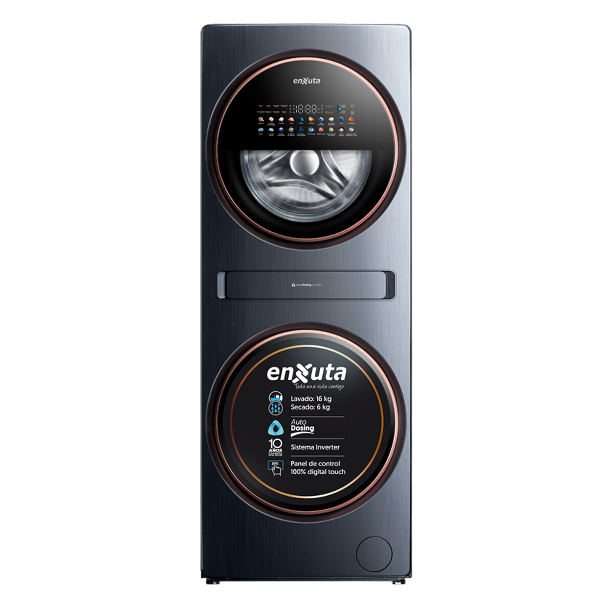 Torre De Lavado Y Secado Enxuta Tlsenx21660n Doble Tanque 