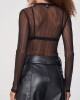 BLUSA TULE Negro