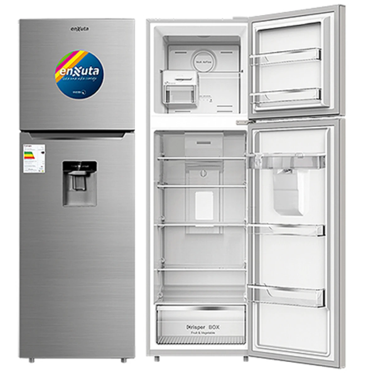 REFRIGERADOR ENXUTA RENX 275DI Inox c/Dispensador - Sin color 