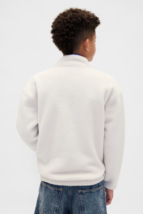 Polar Medio Cierre Niño Regular Grey