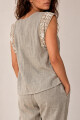 BLUSA LINO CROCHET BEIGE