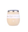 Mate Acero Inox. Con Tapa Taupe