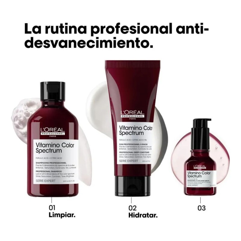 Sérum L'Oréal Professionnel Vitamino Color Glass Shine 50ml Para Cabello Teñido Sérum L'Oréal Professionnel Vitamino Color Glass Shine 50ml Para Cabello Teñido