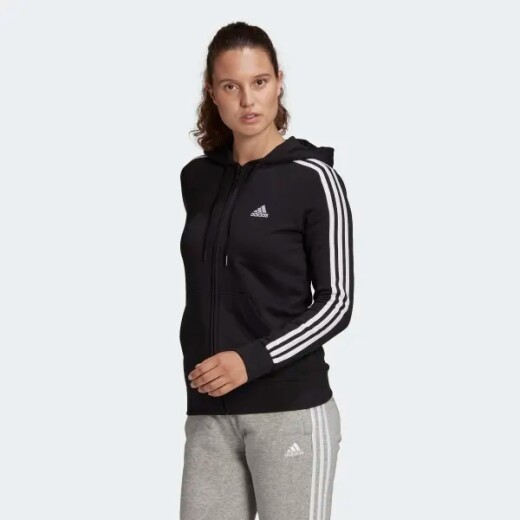 Campera Adidas Entrenamiento W 3S Ft Fz Hd S/C