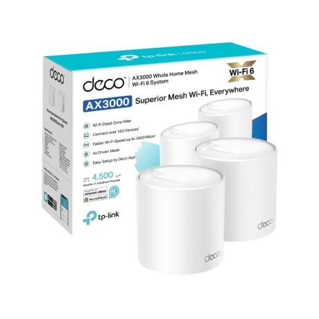 Access Point TP-LINK Deco X50 (Pack x2)-AX3000, WiFi 6, Mesh 001