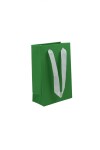 Bolsa cartulina laminada 10x05x15 cm VERDE
