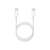 Cable original Xiaomi tipo C a tipo C color blanco Cable Original Xiaomi Tipo C A Tipo C Color Blanco