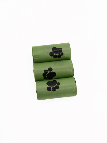 BOLSAS HIGIENICAS PETS SET X 3 VERDE (V)