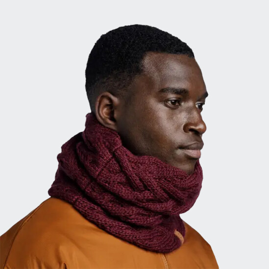 Bufanda Buff Knitted Fleece Neckwarmer Negro
