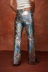 Leather Jeans Galácticos Psicodélico