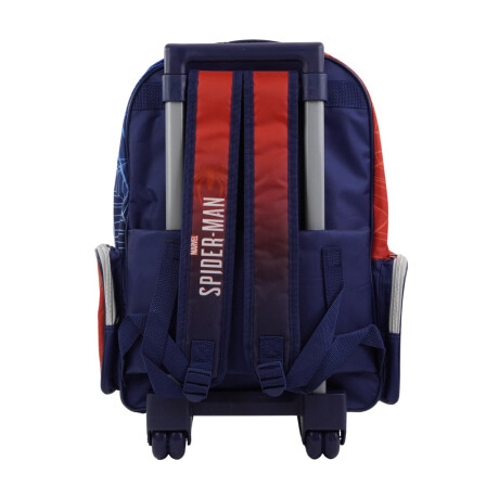 Mochila carro 17´ Spiderman con relieve Mochila carro 17´ Spiderman con relieve