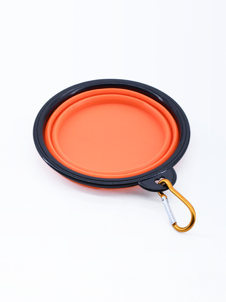 PLATO PLEGABLE PARA MASCOTA - ROJO 