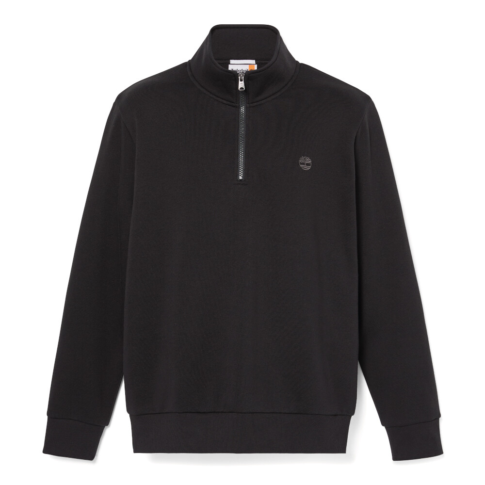 Polera Oyster River 1/4 Cierre Hombre Black