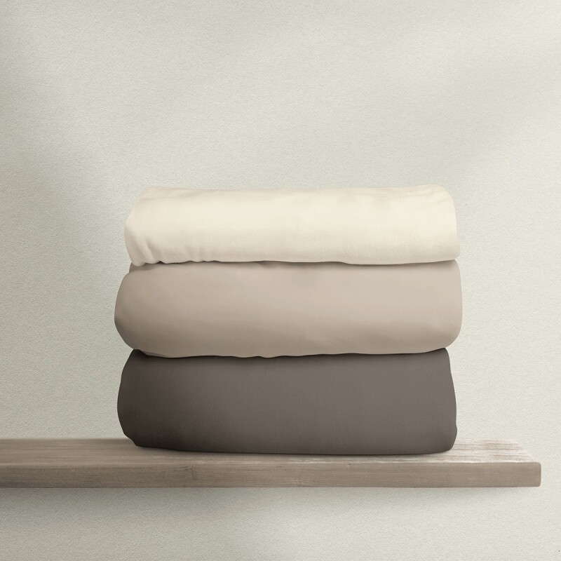 Juego De Sábanas 2 Plazas 200 Hilos 100% Algodón - Gris Juego De Sábanas 2 Plazas 200 Hilos 100% Algodón - Gris