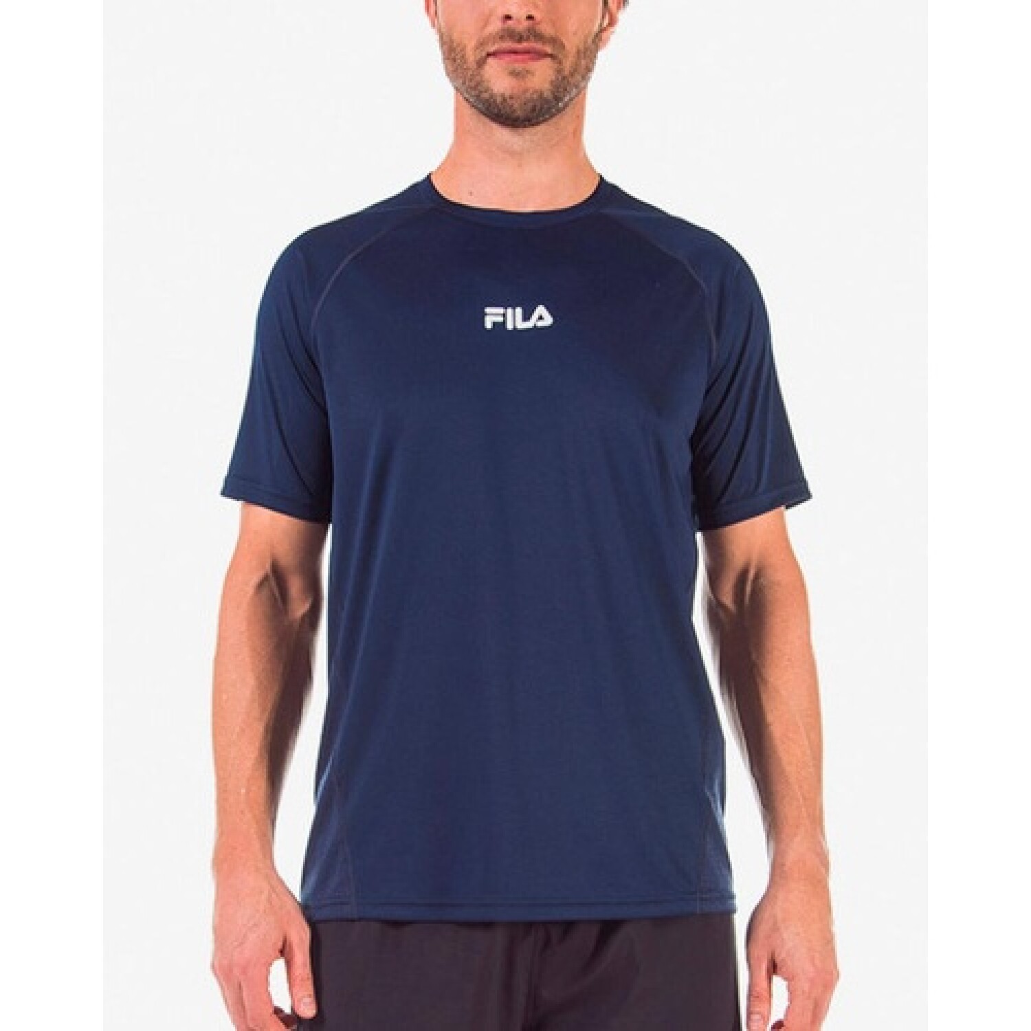 Remera Manga Corta para Hombre Fila Active Azul — Electroventas