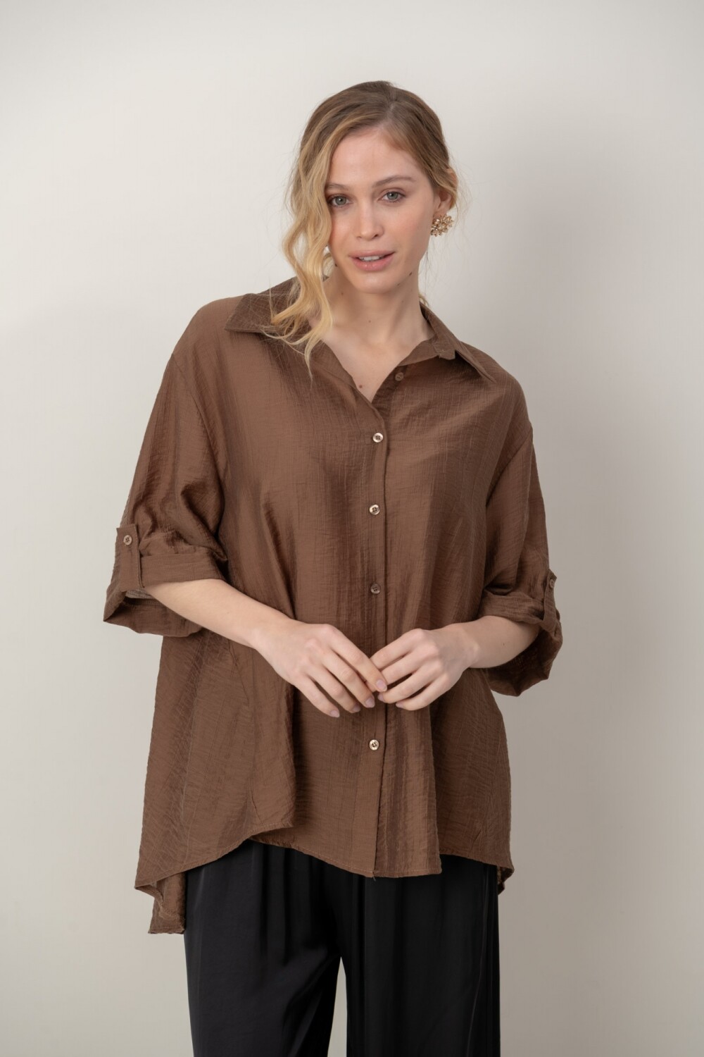 CAMISA CRAIG Chocolate