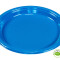 Plato Biodegradable 17cm x10Un Azul