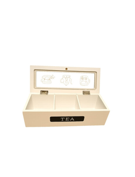 CAJA DE TE 3 DIVISIONES 23x8x7CM MADERA TEA CAJA DE TE 3 DIVISIONES 23x8x7CM MADERA TEA