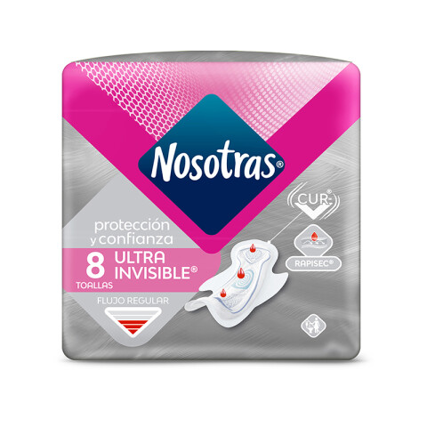 Toallas femeninas Nosotras Invisible rapi gel x8