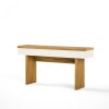 Aparador 2 Cajones SUD - Linea Manhattan Off White / Cinamomo