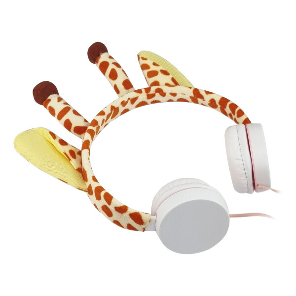 Auriculares Celular Vincha Animales Jack 3.5 Infantil Variante Jirafa
