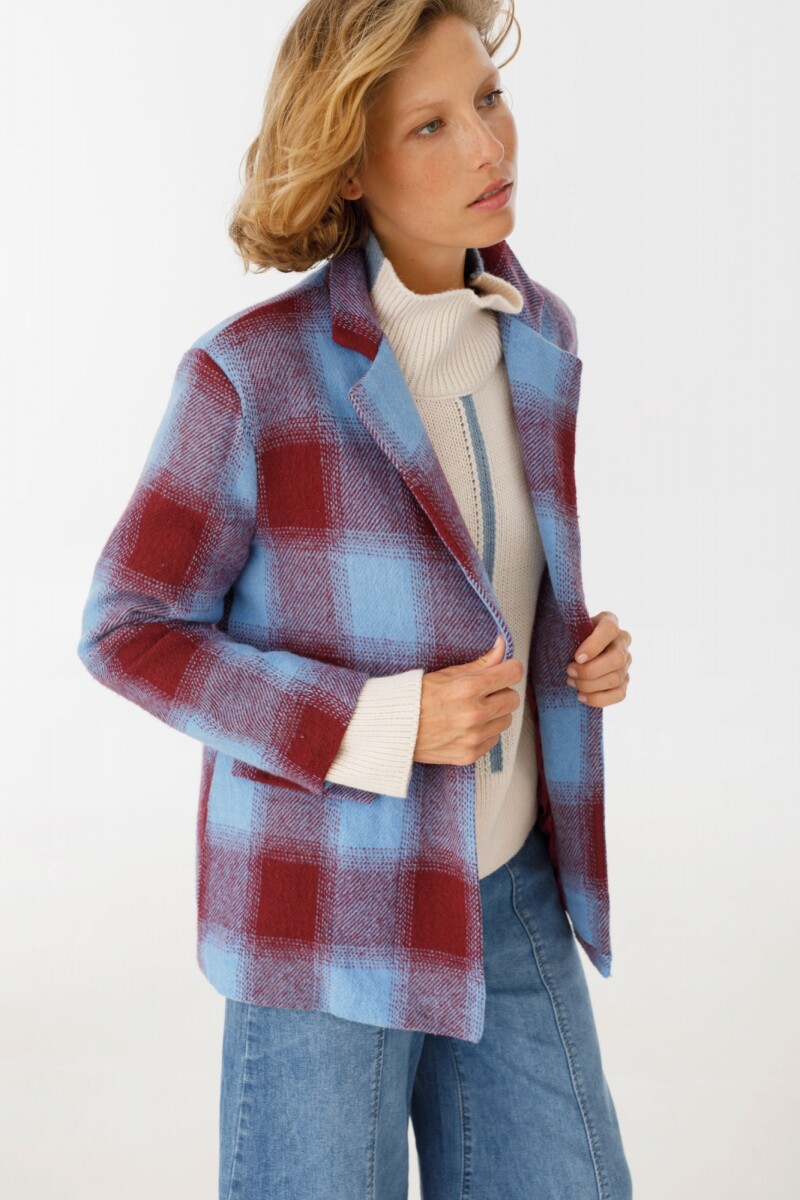 Blazer Monaco - Celeste/Bordeaux 