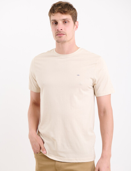 520658 T-SHIRT HARRINGTON LABEL Natural