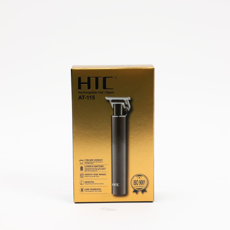 Maquina de cortar pelo HTC At-115 inalambrica con cable de carga USB Tipo c Maquina de cortar pelo HTC At-115 inalambrica con cable de carga USB Tipo c
