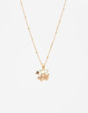 Cadena Corta con Dije Con Dijes Collar Con Dije De Pájaro - Dorado