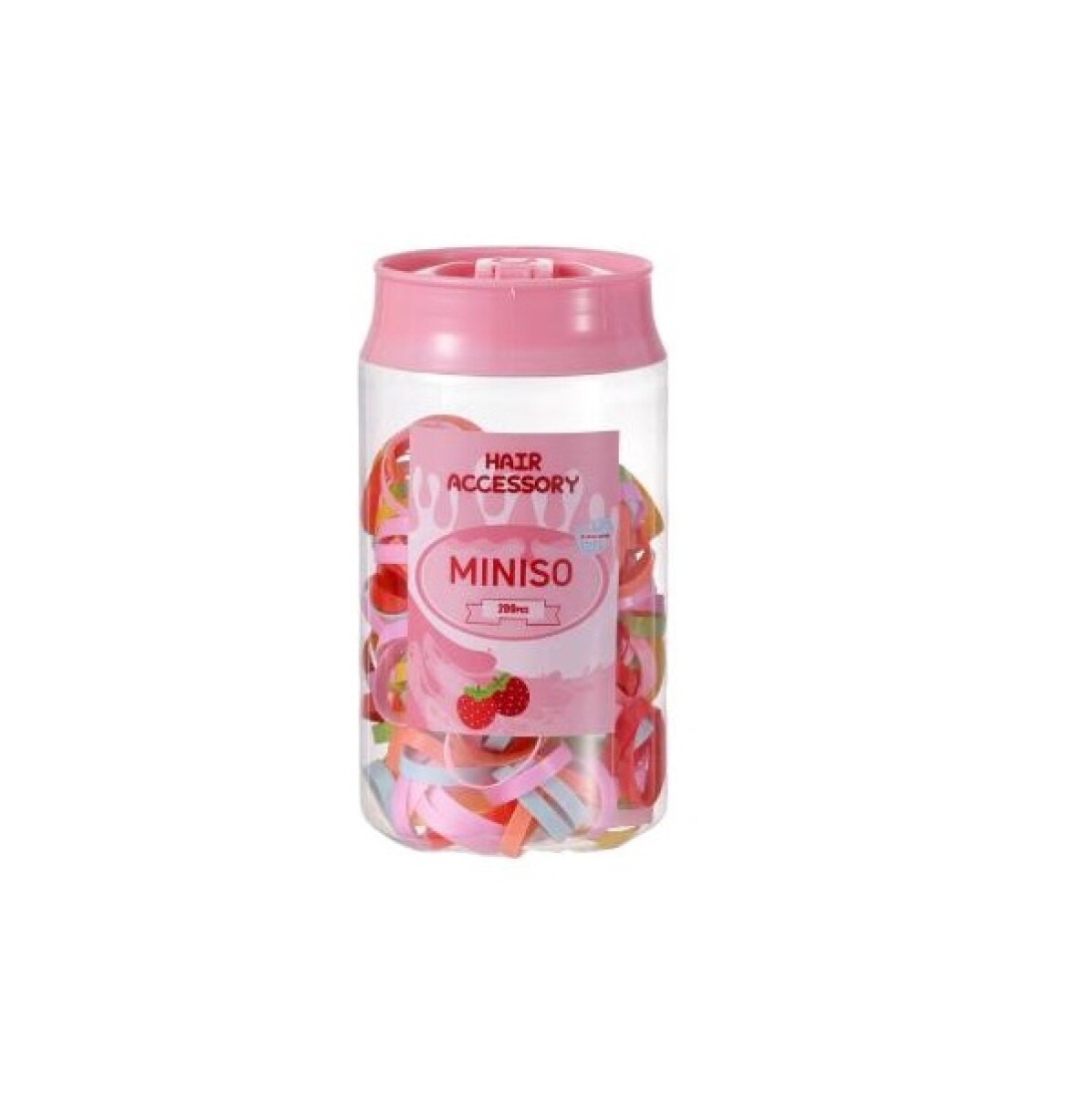 Goma elástica 200pcs - fucsia 