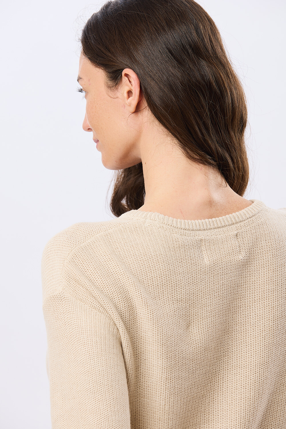 BUZO LISO TEJIDO Beige