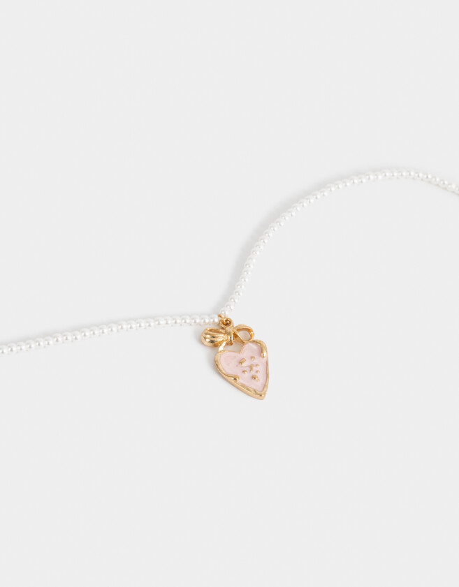 Collares Cortos Con perlas Collar Corto Con Perlas - Dorado