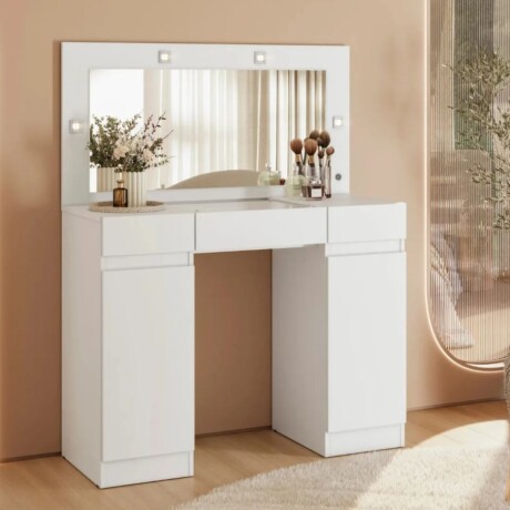 Tocador Espejo Grande Led - Studio - Blanco 4501 Tocador Espejo Grande Led - Studio - Blanco 4501