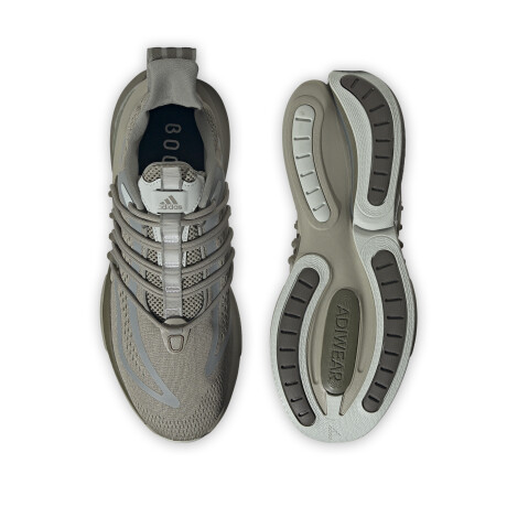adidas ALPHABOOST V1 silver pebble/wonder silver/olive strata