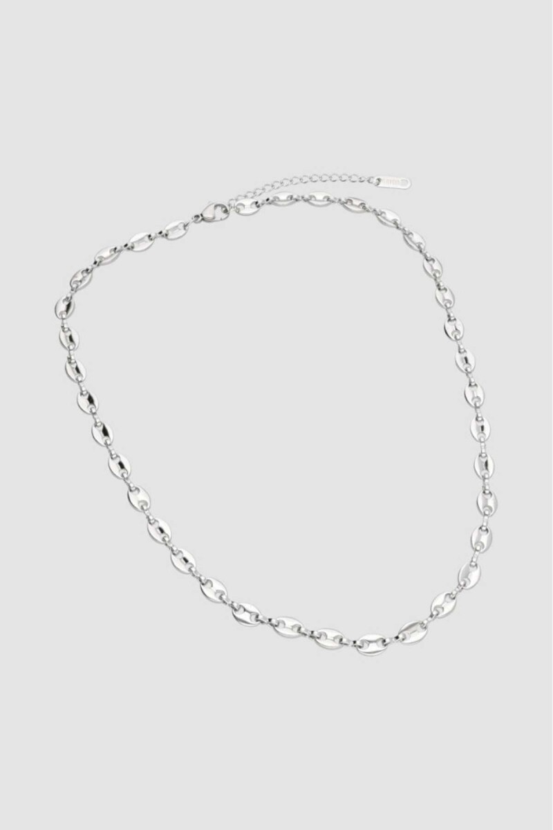 Collar micro cadena - Plata 