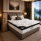 Sommier King HAMPTONS Hybrid Osmium Smart Box Beige