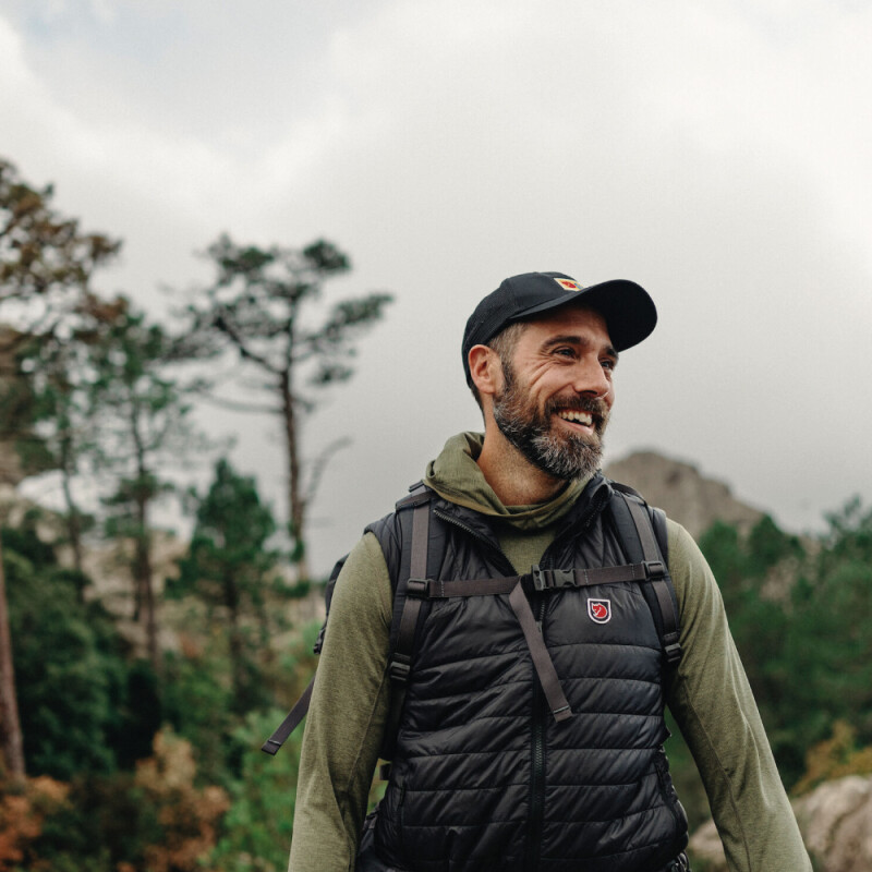 Polo Fjallraven Abisko Sun-hoodie Hombre Green