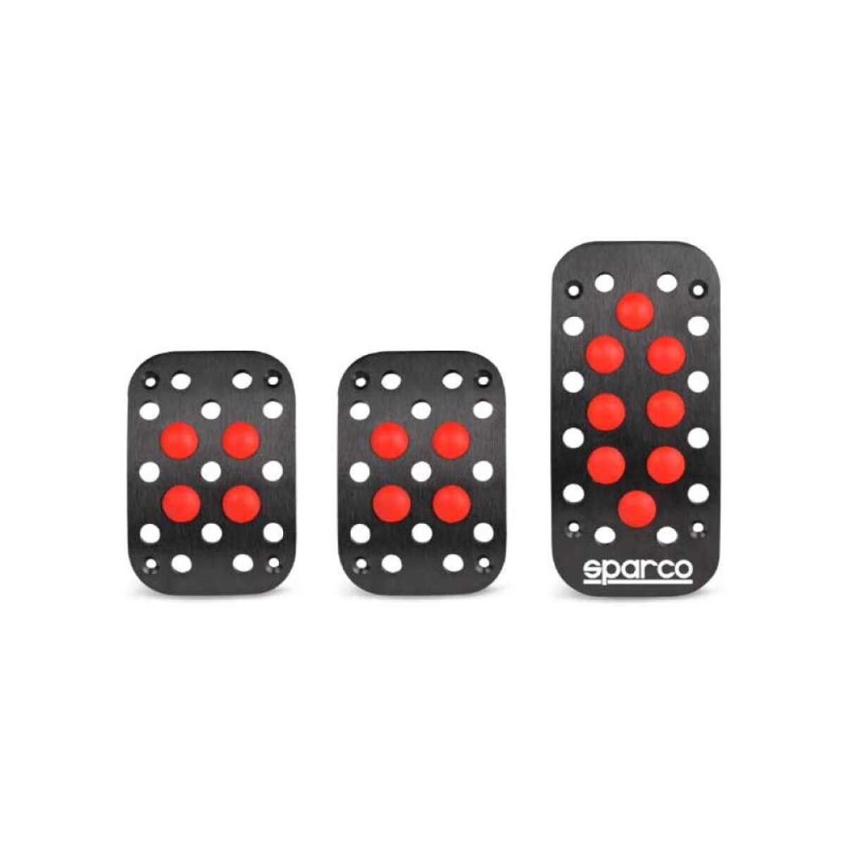 Juego De Pedaleras Sparco - Rojo 