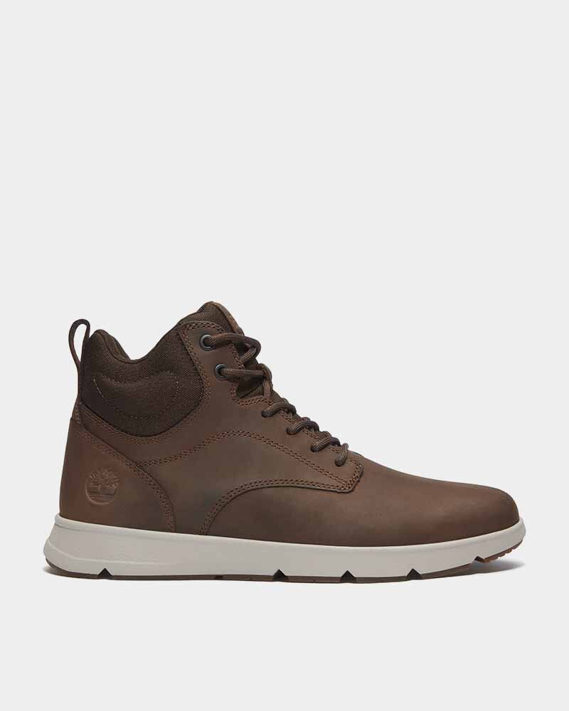 Zapatillas Parker Street Mid Hombre Dark Brown Full Grain