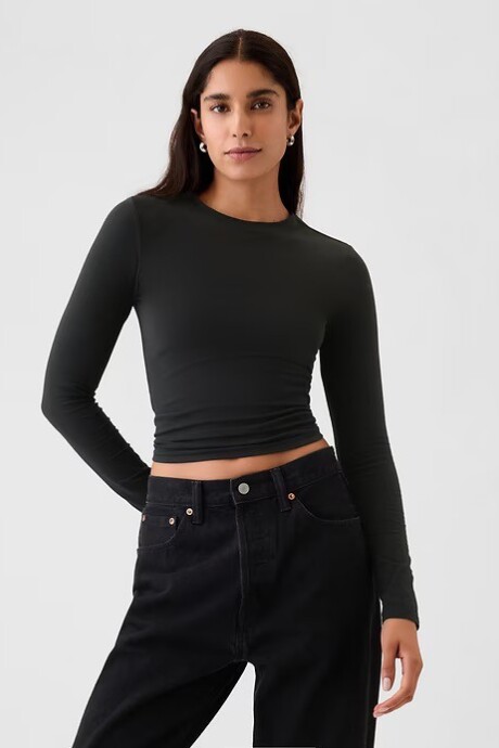 Remera Manga Larga Mujer Black