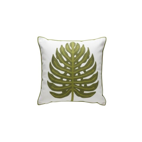 COJIN CUAD BLANCO DIS HOJA 43X43CM Unica