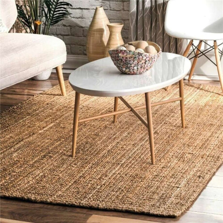 Alfombra De Yute 120X160Cm Natural