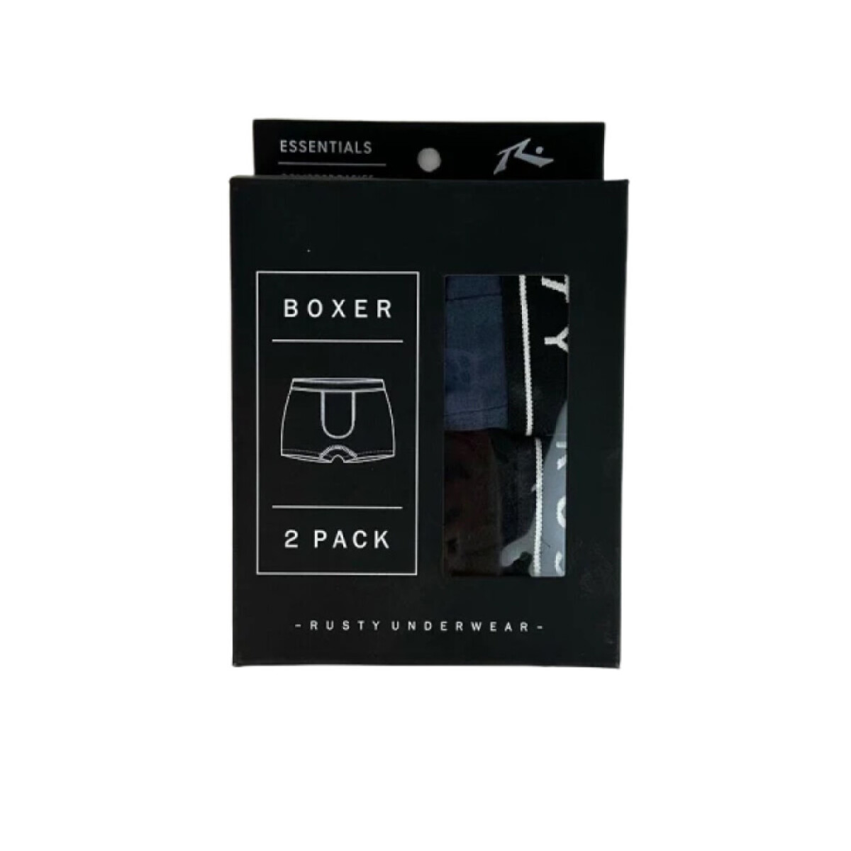 Boxer Rusty Trend Negro - Pack X2 