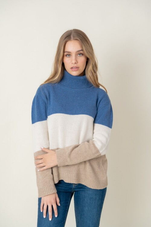 Sweater lana combinado Bennie