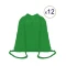 Bolsa Mochila x 12 unidades Verde