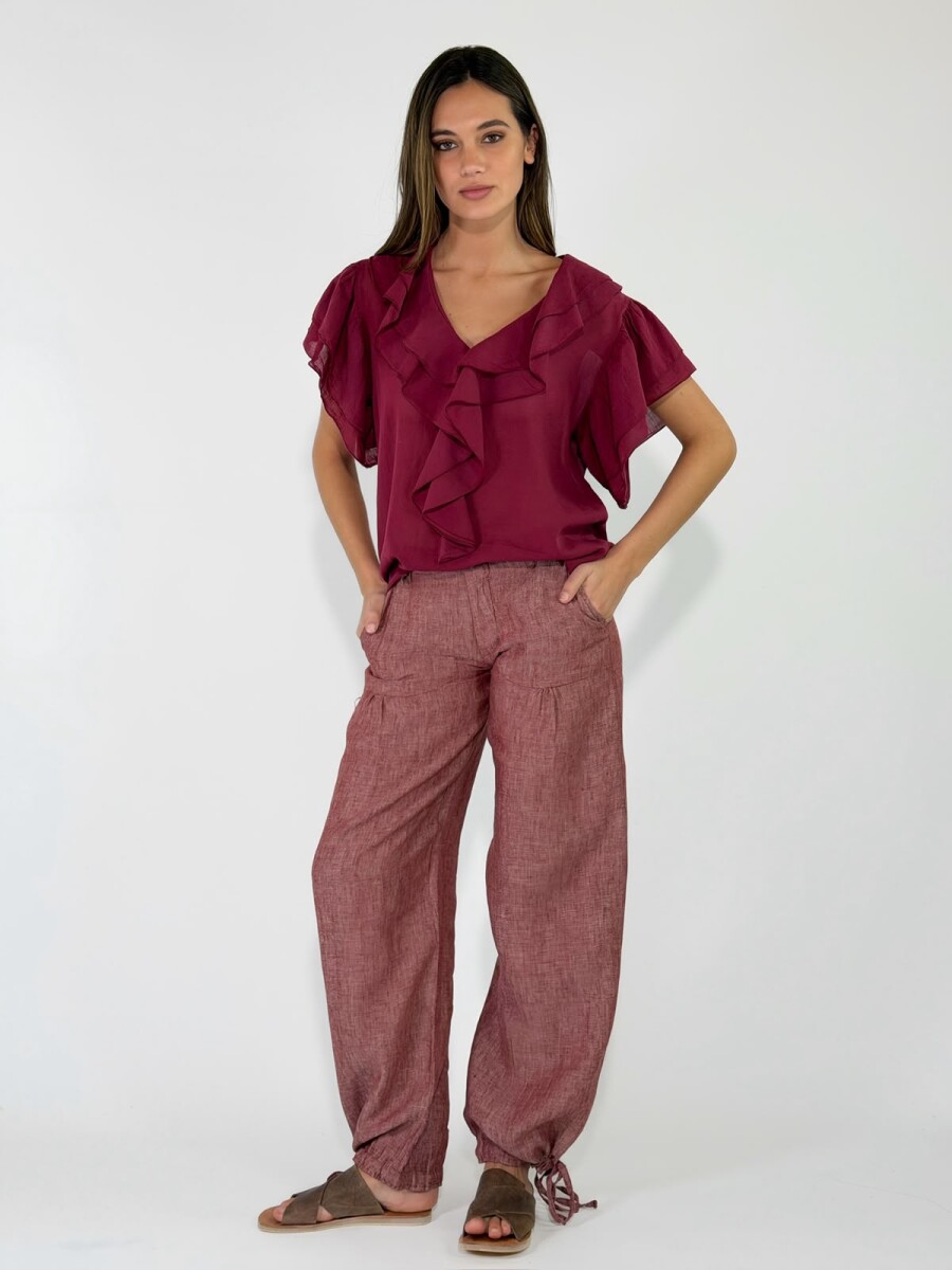 PANTALON MANOLA - ROSA 