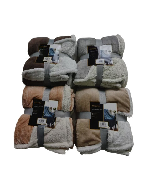 MANTA REVERSIBLE FLANNEL/SHERPA 127X152CM SURTIDO MANTA REVERSIBLE FLANNEL/SHERPA 127X152CM SURTIDO