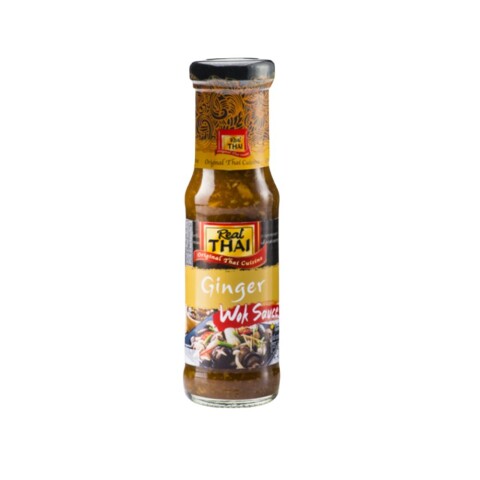 Ginger wok sauce Real Thai 130ml Ginger Wok Sauce Real Thai