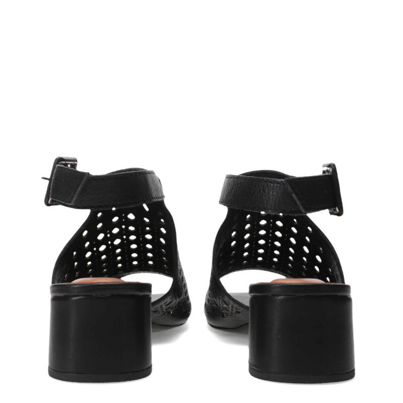 Sandalia de Mujer Bottero calada con pulsera Negro