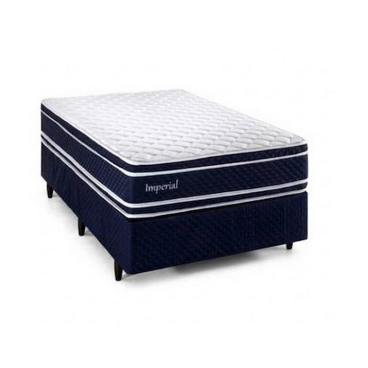 SOMMIER PLAZA Y MEDIA HERVAL ESPUMA. MODELO IMPERIAL 